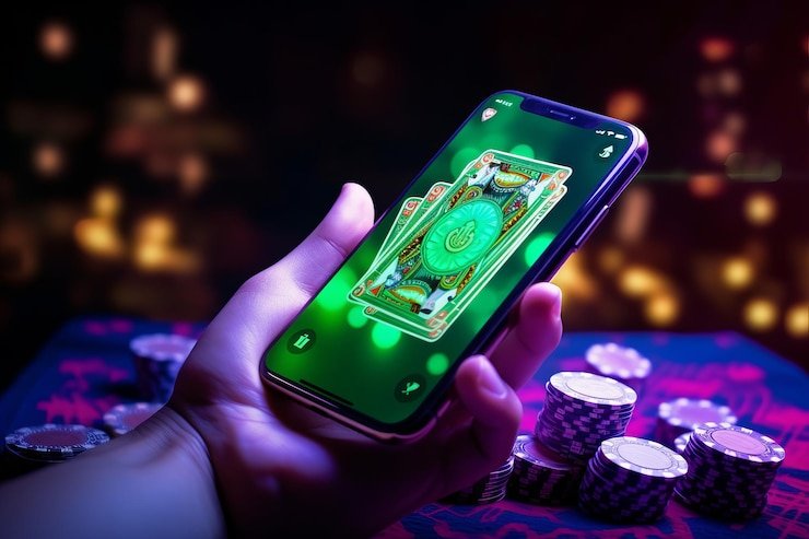 Antarmuka aplikasi mobile warnet slot menampilkan pasar sepak bola Liga 1 dan live-dealer tables